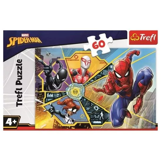 TREFL Puzzle Spiderman: Na síti 60 dílků