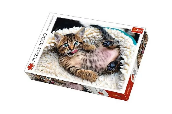 Trefl Puzzle Veselé kotě / 1000 dílků