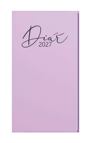Týdenní diář 2027 Jakub Pastel kapesní fialová