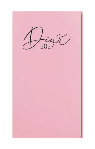 Týdenní diář 2027 Jakub Pastel kapesní růžová