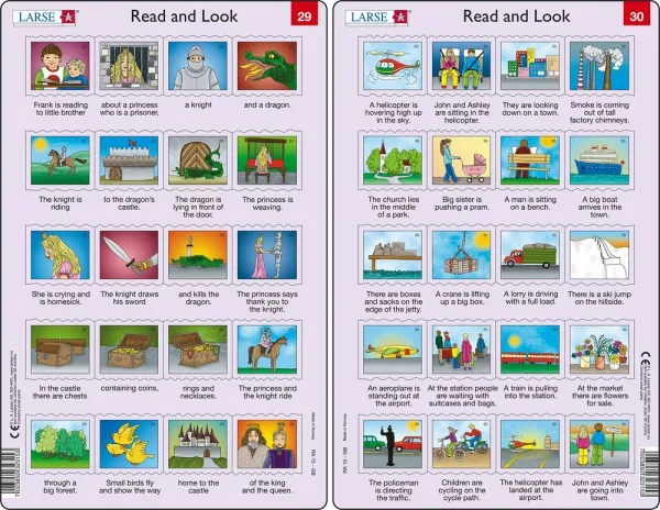 Učební puzzle MIDI - Angličtina-delší věty RA15/20 dílků (2 druhy)