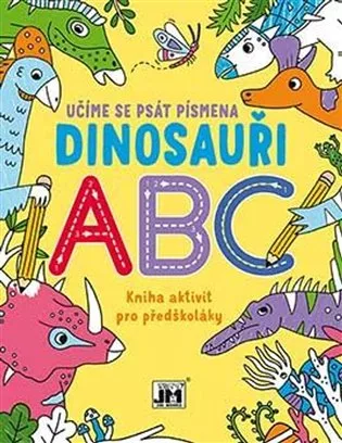 Učíme se psát písmena Dinosauři ABC