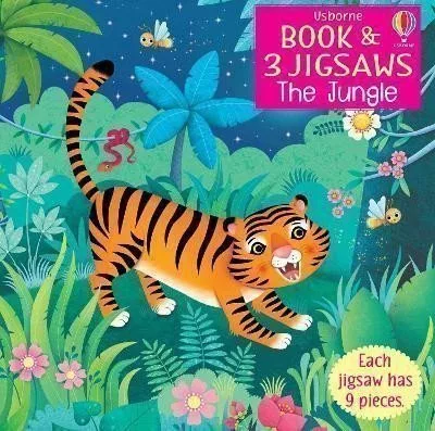Usborne Book & 3 Jigsaws: The Jungle