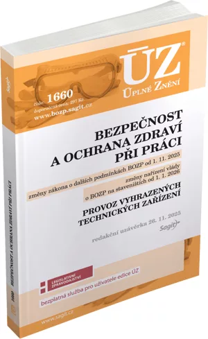 ÚZ 1660 Bezpečnost a ochrana zdraví při práci