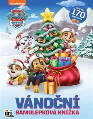 Vánoční samolepková knížka Tlapková Patrola