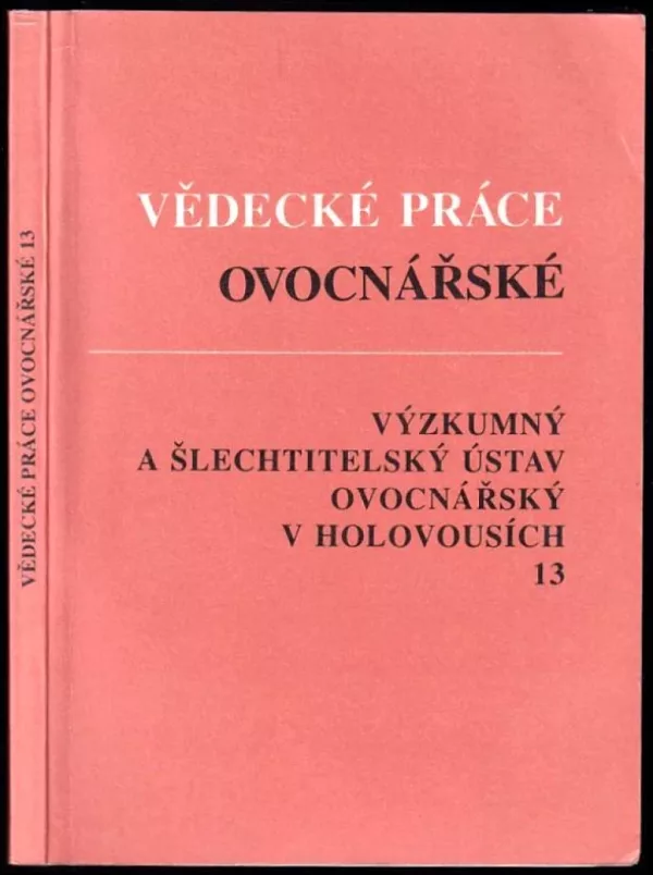 Vědecké práce ovocnářské
