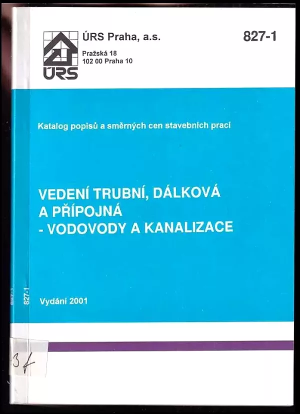 Vedení trubní, dálková a přípojná - vodovody a kanalizace