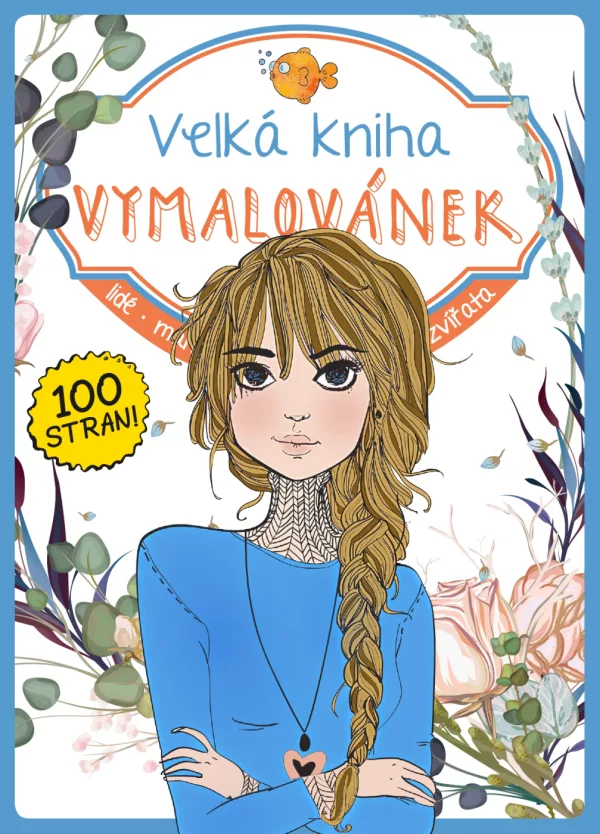 Velká kniha Vymalovánek (modrá)