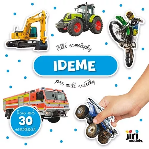 Veľké samolepky pre malé ručičky Ideme
