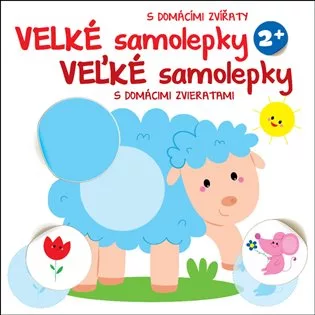 Velké samolepky s domácími zvířaty - Ovce