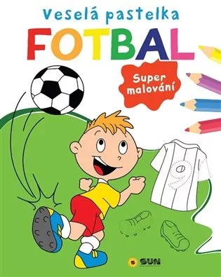 Veselá pastelka Fotbal - Supermalování