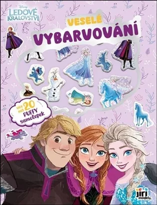 Veselé vybarvování se super samolepkami Ledové království