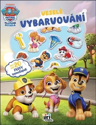 Veselé vybarvování se super samolepkami Tlapková patrola