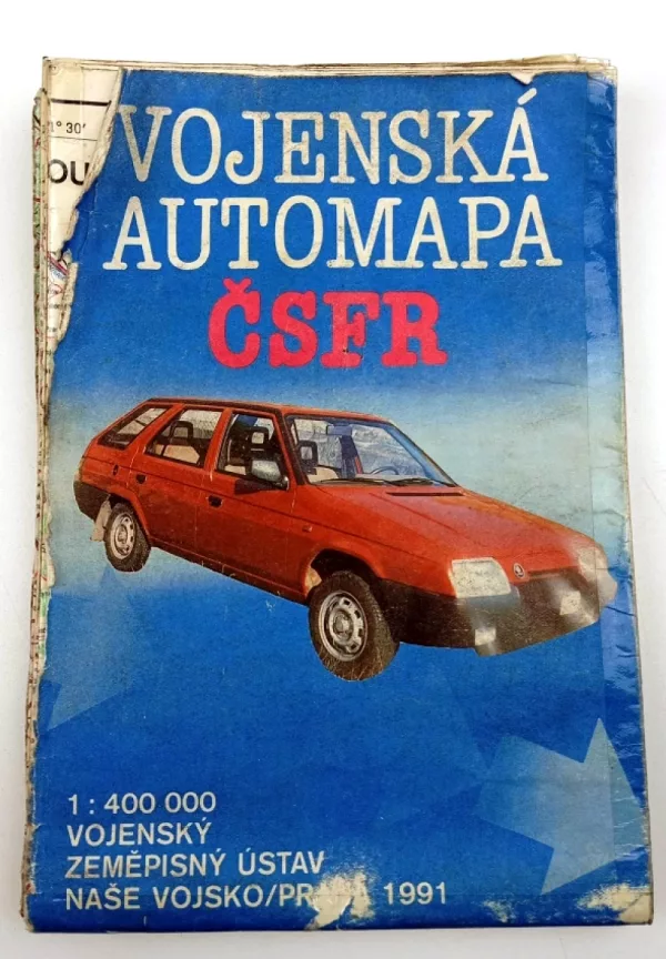 Vojenská automapa ČSFR 1:400 000