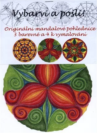 Vybarvi a pošli - originální mandalové pohlednice