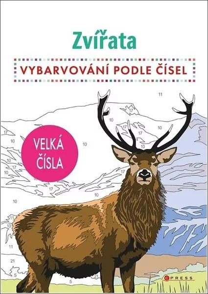 Vybarvování podle čísel Zvířata