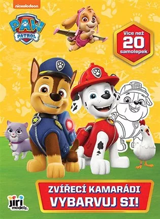 Vybarvuj si! Tlapková patrola Zvířecí kamarádi