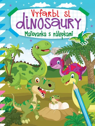 Vyfarbi si dinosaury (slovensky)