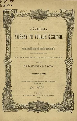 Výzkum zvířeny ve vodách českých IV. výzkum dvou rybníků Dolno - Počernického a Kačležského