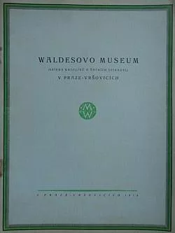 Waldesovo museum - Zpráva o otevření sbírek dne 25. září 1915