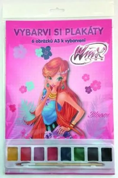 Winx Club Plakátové omalovánky A3