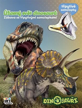 Zábava se třpytivými samolepkami Dinosauři