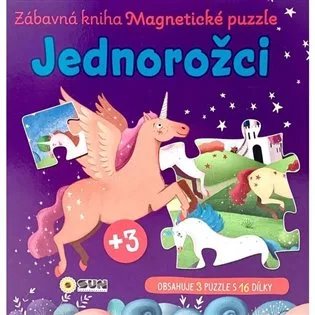 Zábavná magnetická kniha Jednorožci