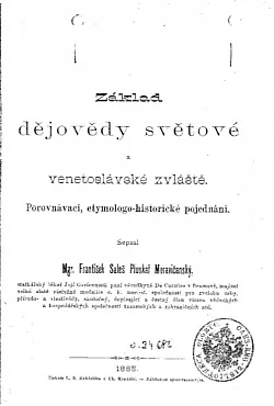 Základ dějovědy světové a venetoslávské zvláště