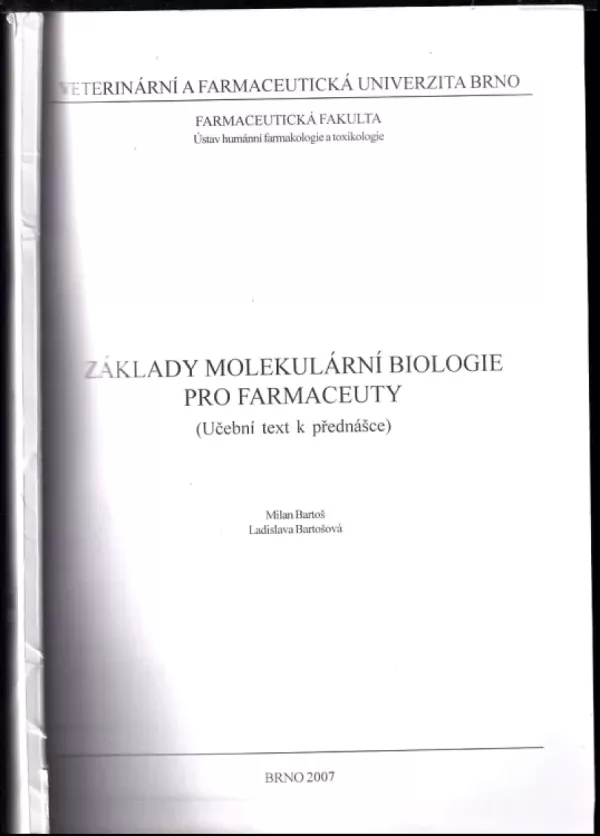 Základy molekulární biologie pro farmaceuty