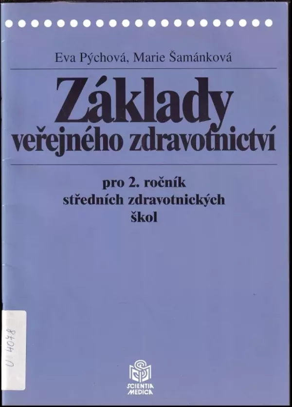 Základy veřejného zdravotnictví pro 2. ročník středních zdravotnických škol
