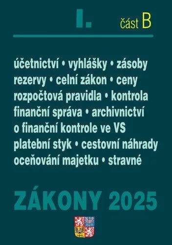 Zákony I/B 2025 Účetní zákony