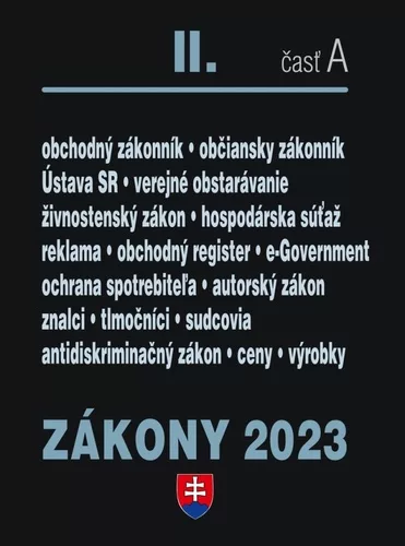 Zákony II časť A 2023