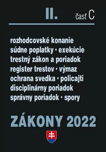 Zákony II časť C 2022
