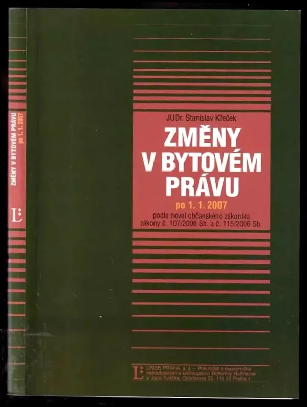 Změny v bytovém právu po 1.1.2007