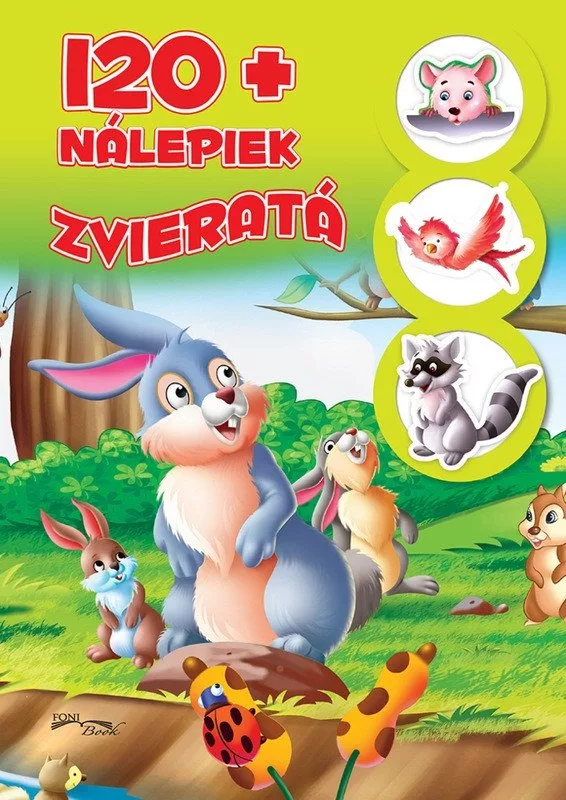 Zvieratá + 120 nálepiek (slovensky)