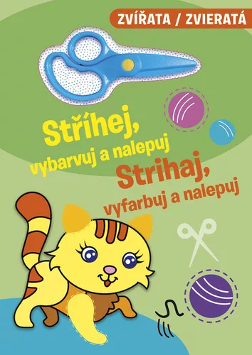 Zvířata - Stříhej, vybarvuj a nalepuj / Zvieratá