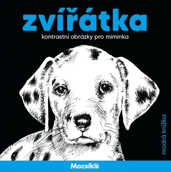 Zvířátka kontrastní obrázky pro miminka