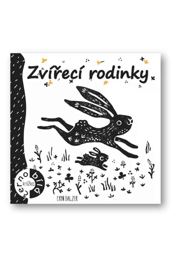 Zvířecí rodinky - Černobílá knížka