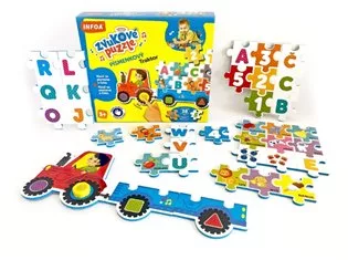 Zvukové puzzle - Písmenkový traktor (CZ/SK vydanie)