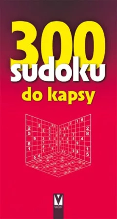 300 sudoku do kapsy (červené)