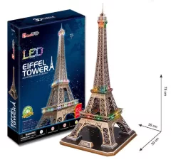 3D Puzzle LED Eiffelova věž 82 dílků