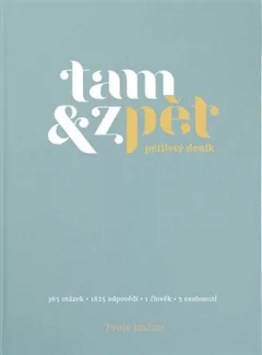 Deník Tam & zpět - malý - modrý