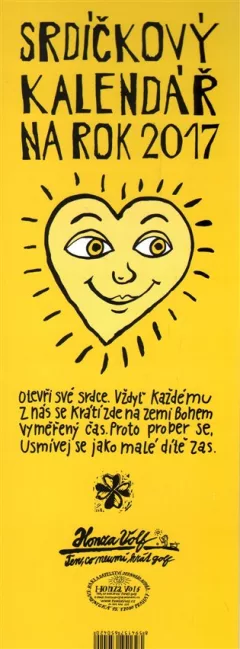 Srdíčkový kalendář na rok 2017