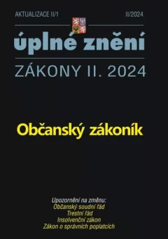 Aktualizace II/1 2024 Občanský zákoník