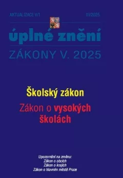 Aktualizace V/1 2025 Školský zákon, Zákon o vysokých školách