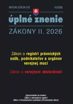 Aktualizácia II/2 2026 – Obchodné a občianske právo