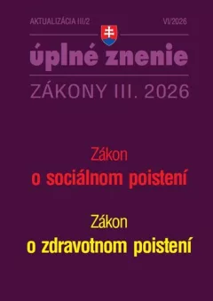 Aktualizácia III/2 2026 – Sociálne zabezpečenie