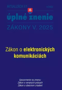 Aktualizácia V/1 2025 – štátna služba, informačné technológie verejnej správy