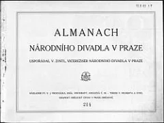 Almanach Národního divadla v Praze