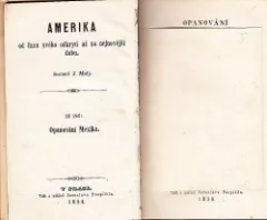 Amerika od času svého odkrytí až na nejnovější dobu III.